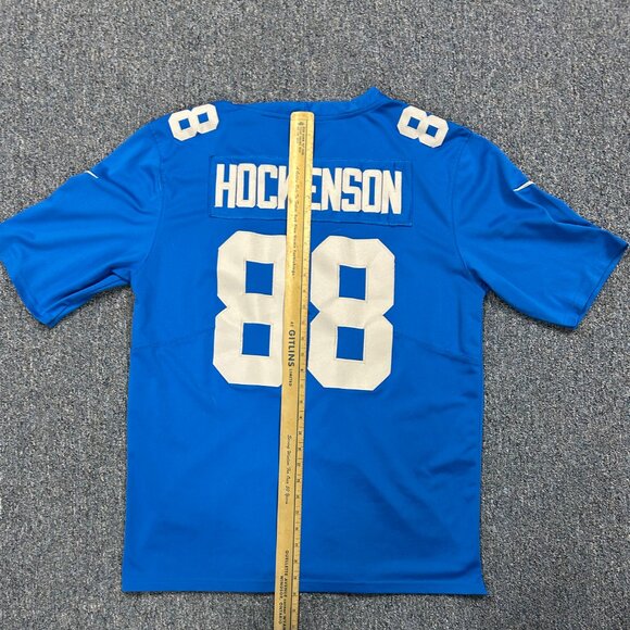 Embroidered TJ Hockenson Nike Detroit Lions NFL Jersey Sz M - Picture 7 of 8